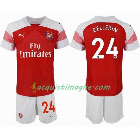 Divisa di Calcio Arsenal BELLERIN 24 Bambino Prima 2018/2019